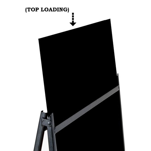 Bürgersteig Ein Rahmen Geschäft Sandwichschild Outdoor Tragbares Schild Ständer Posterrahmen - Bild 2 von 7