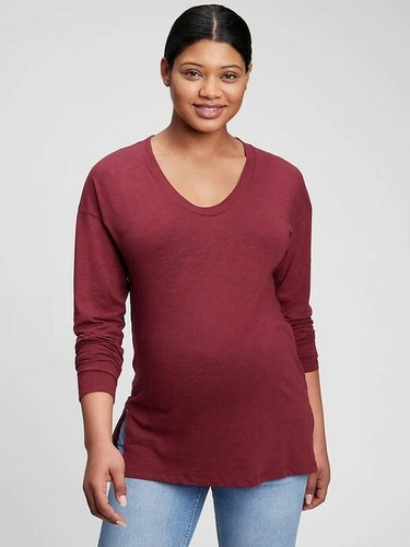 Gap Maternity Modal Slub Scoop-neck T 