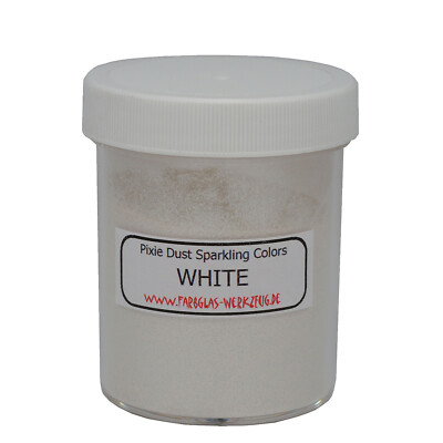 (266,33 /Kg) Pixie-Dust (Sparkling) Funkelfarbe WEISS