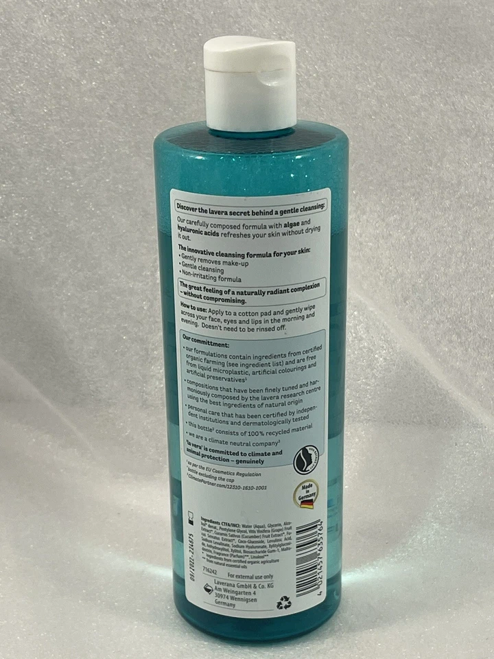 Agua limpiadora micelar Lavera Hydro Sensation algas ácidos hialurónicos alguna pérdida Foto 4 de 4