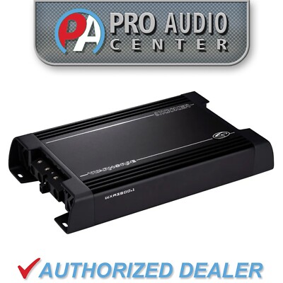 49WXA36001 KICKER Warhorse 3600.1 RMS Mono Class D Subwoofer Amplifier Car Audio