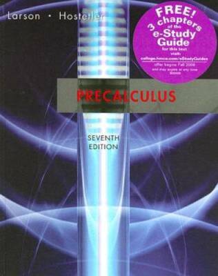 Precalculus, Seventh Edition - Hardcover By Larson, Ron - GOOD