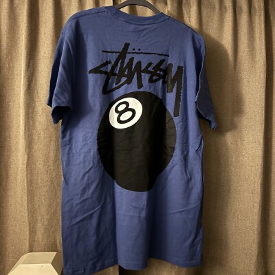 80s Stüssy ネイビー Tシャツ Lサイズ な Stussy 8 Ball T Shirt Midnight Blue Men Size Medium NWOT | eBay