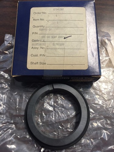 John Crane International SBE-30 seat assy S1702180 **NIB**