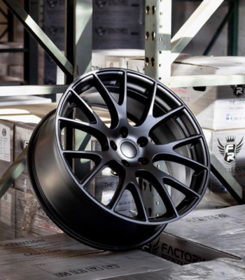 2( Fits 20'' 10.5'' Rear Hellcat Satin Black Wheels For Dodge Challenger RWD 5x115