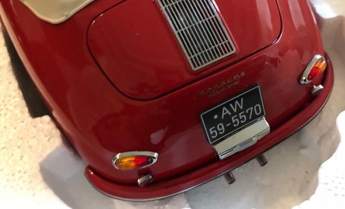 Schuco | 1:18 | 1955 Porsche 356 A Cabriolet | Finished in Red | # SHU00310 - Picture 9 of 12