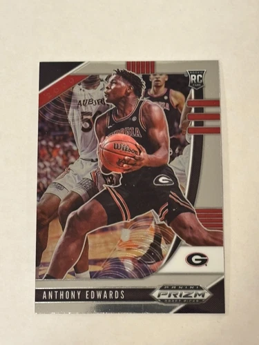 2020-21 Panini Prizm Draft Picks - Anthony Edwards #1 (RC) Rookie