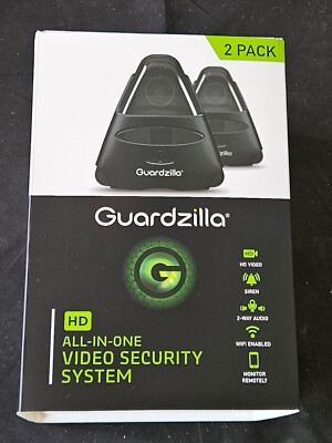 Guardzilla GZ521B HD All-in-one Video Security System Black for