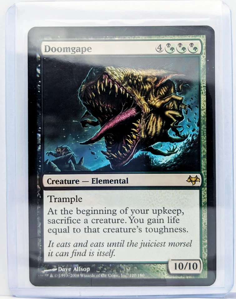 Doomgape | Eventide EVE | MTG | Rare | EDH Golgari Sacrifice Lifegain | LP-NM - Image 2 of 3