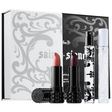 Kat Von D Saint Sinner Fragrance Lipstick Luxury Set 4 PC Elegant Gift Box