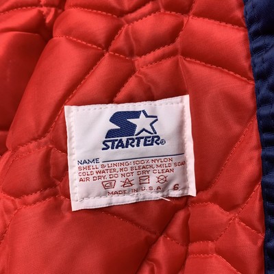 Veste Satin Vintage Starter Atlanta Braves Années 90 - Bombardier Diamond Collection - Taille XL Homme - Occasion