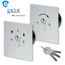 GEBA Schlüsselschalter Schlüsseltaster MSR Unterputz UP Garagentor Antrieb Motor