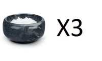 Rsvp Black Marble Herb Salt Serving Bowl Mini Prep Dish 2.75 D X 1.25 (3-pack) on sale Rsvp Black Marble Herb Salt Serving Bowl Mini Prep Dish 2.75 D X 1.25 (3-pack) on sale
