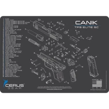 For CANIK® TP9 ELITE SC PRO MAT Handgun Gun Cleaning Mat Cerus Gear 