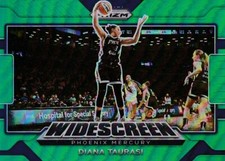 2022 Panini Prizm WNBA Widescreen Insert Green Refractor #5 Diana Taurasi