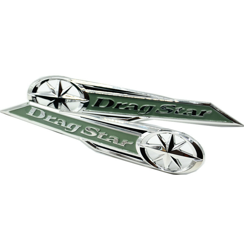 Motorcycle Gas Tank Emblem Sticker Badge Decal For Drag Star XV Vstar
