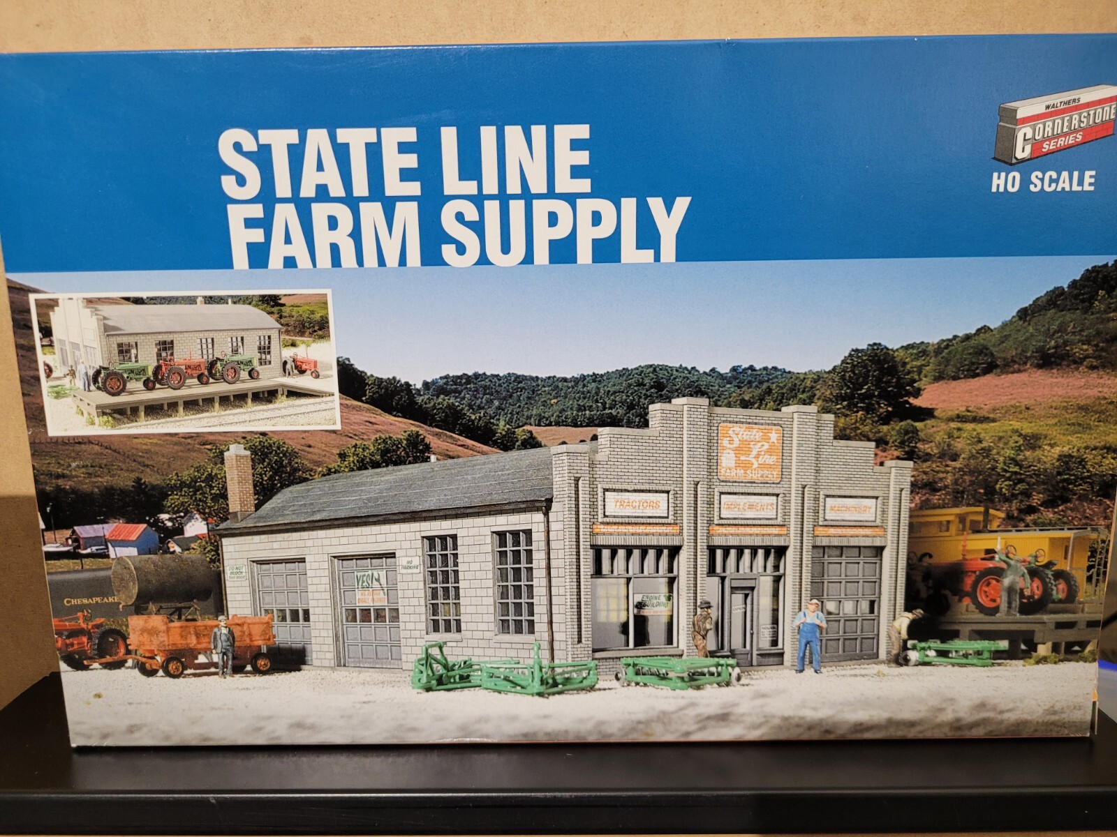 Walthers 9332912 State Line Farm Supply Kit HO Scale Train eBay