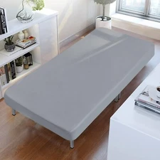 Cot Size Fitted Sheets for Narrow Twin/Camp Rvs Bunk/Spilt Queen Bed Multi-Opt