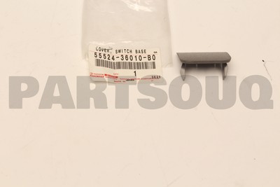 5552436010B0 Genuine Toyota COVER, SWITCH BACE HOLE 55524-36010-B0 