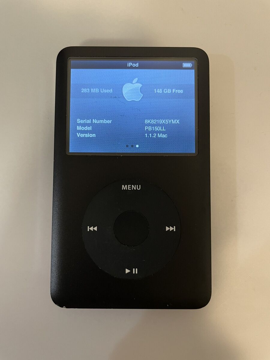 Pre-Owned Apple iPod 7th Gen Classic 160GB Black Audio Video Pre-Owned Apple iPod 7th Gen Classic 160GB Black Audio Video