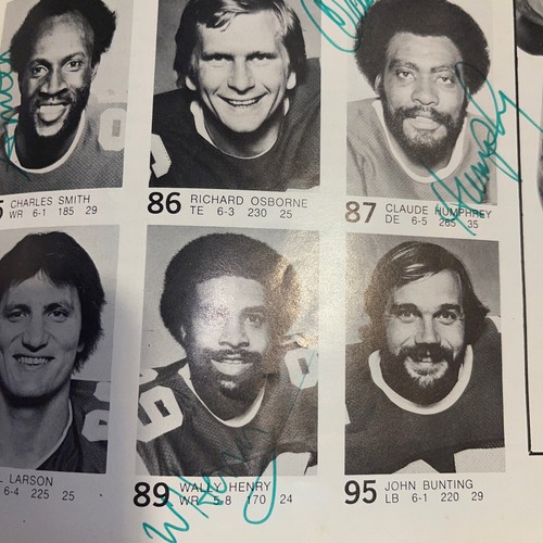 ‘79 Pro! Eagles Edition with 16 Autographs from Philadelphia Eagles Players Maga - Picture 12 of 12