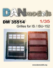 Dan Models 35514 Lattice Grilles for Tank IS/ISU-152, 1/35 scale model kit WW II