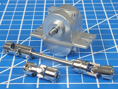Aluminum 4:1 Auxiliary Transmission Gear Box Case Tamiya 1/14 King Hauler Semi