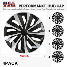 For Mazda 6 2007-2010 Hub Caps Wheels Cover Trim Rings R16 Tire Rims Set Of 4