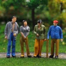 Lot De 60 Figurines De Personnes échelle HO (1:87) - Pour Maquettes Train, Dioramas, Bricolage, Neuf