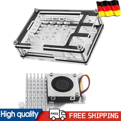 9 Layers Acrylic Case Convenient Protective Case Case for Raspberry Pi 5 4GB/8GB