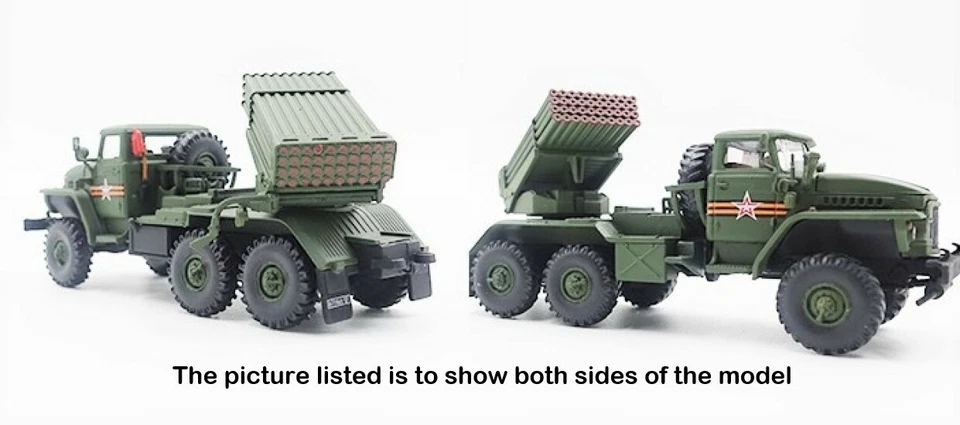 Lanzacohetes móvil PMA P0341 Precision Model Art 1:72 BM-21 Grad Rusia 2015 Foto 3 de 4