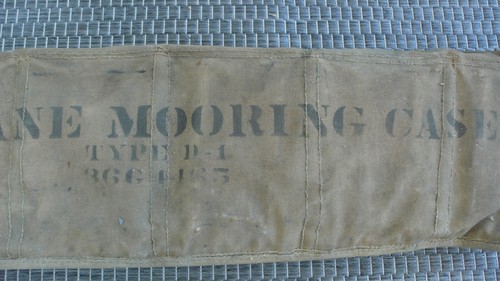 Vintage Airplane Mooring Kit With Zippered 27" X 7" Canvas Case Type D 4 - Picture 4 of 6