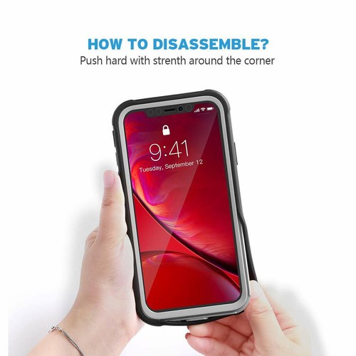 Shockproof Case with Built-in Screen Protector For Apple iPhone XR Case - Picture 4 of 9