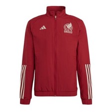 ADIDAS 2022-23 MEXICO PRESENTATION TIRO JACKET – RED MENS SIZES ONLY HF1380