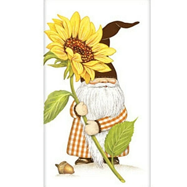 Mary Lake Thompson Sunflower Gnome Kitchen Towel