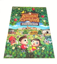 Affiche géante Nintendo wii Animal crossing let's go to the city PROMO 60x84 cm