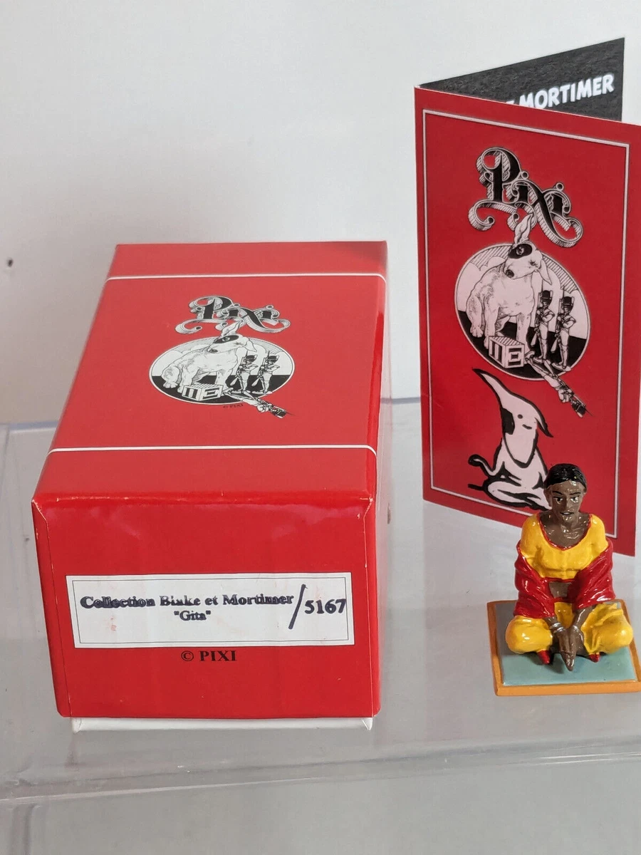 Figurine Pixi Origine Blake & Mortimer le side-car: Figurines BD par Yves Sente chez Pixi