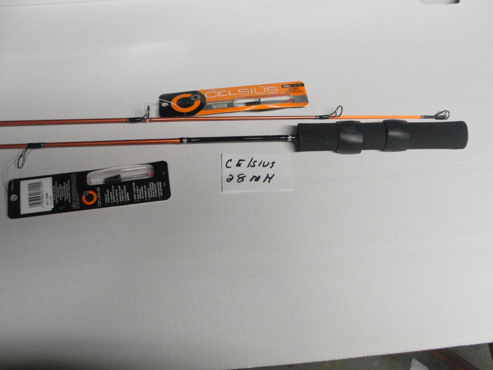 Chill Factor 28’ Medium Heavy Action Ice Fishing Rod + Spring Bobber eBay