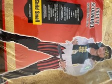 childs pirate costume, girls size small pants set