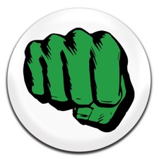 Increíble Puño de Hulk Marvel Cómics Película 25 mm/1 pulgada D Pin Botón Insignia