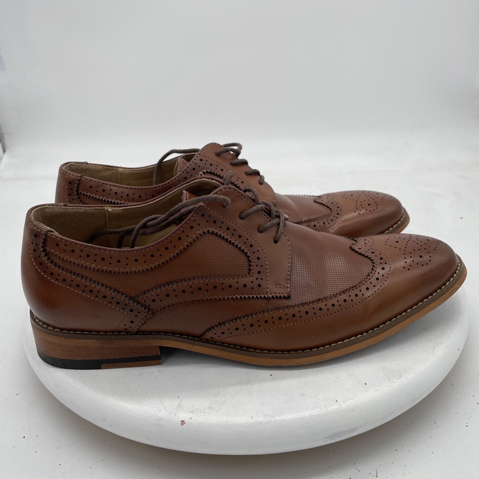 SAOLA Scarpe Oxford REACTION KENNETH COLE da uomo marroni Blake stringate taglia 8