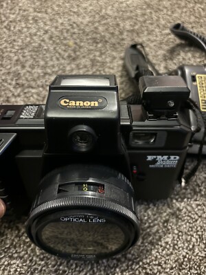 VINTAGE Canon FMD System Motor Drive 50mm Camera 1:6.3 W/Flash