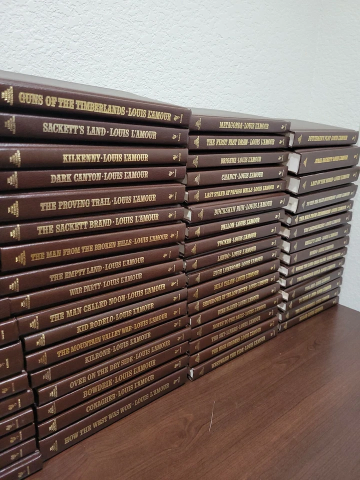 LOUIS L'AMOUR LEATHERETTE BOOKS *Choose from drop down *updated titles 10-6-2025 - Image 3 of 4
