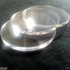 25 2"x1/16"Acrylic Circles Laser Cut Craft Disc Clear Plastic Shapes USA MADE