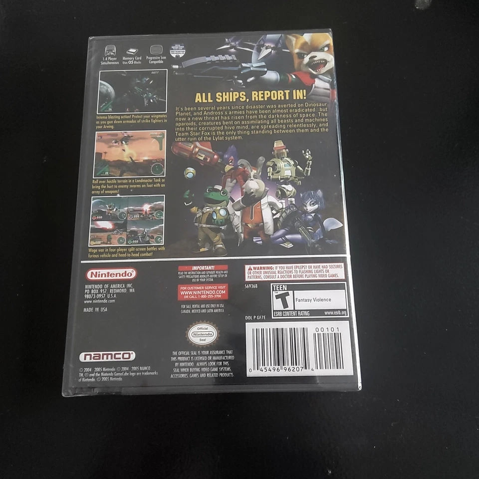 Star Fox: Assault (GameCube, 2005) Sealed! From presonal collection! - Image 2 of 4