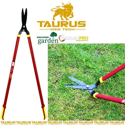 42" KINGFISHER Long LAWN SHEARS Grass Cutting Border Edge GARDEN PRO Trimmers UK