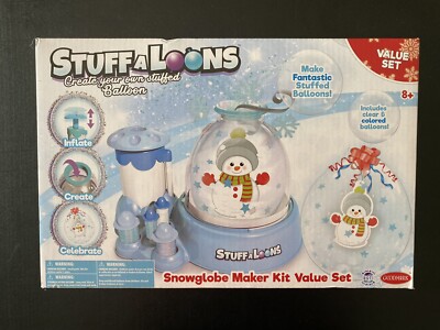 Stuff A Loons Snow Globe Balloon Maker Kit Value Set New