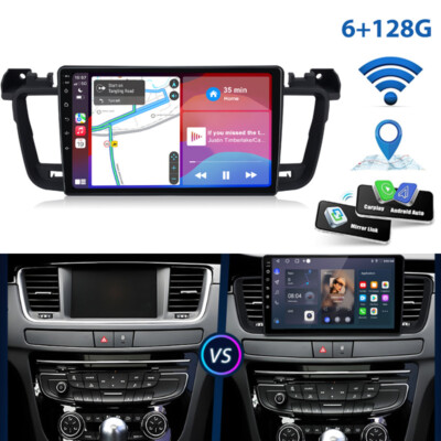 Android 13 Autoradio GPS NAVI WIFI BT SWC DAB+ 6+128G Für Peugeot 508 2011-2018