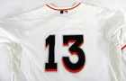 2012-18 Miami Marlins #13 Game Used White Jersey 44 764 — photo 10