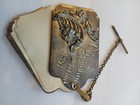 1893 World's Fair Suvenier Metal Floral Dance Card Pad Victorian — photo 2